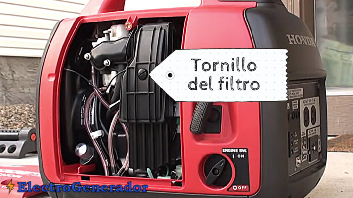 Tornillo del filtro de aire del generador Honda EU 2000i