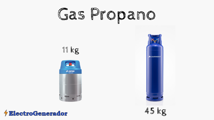 Gas propano 11kg y 45kg